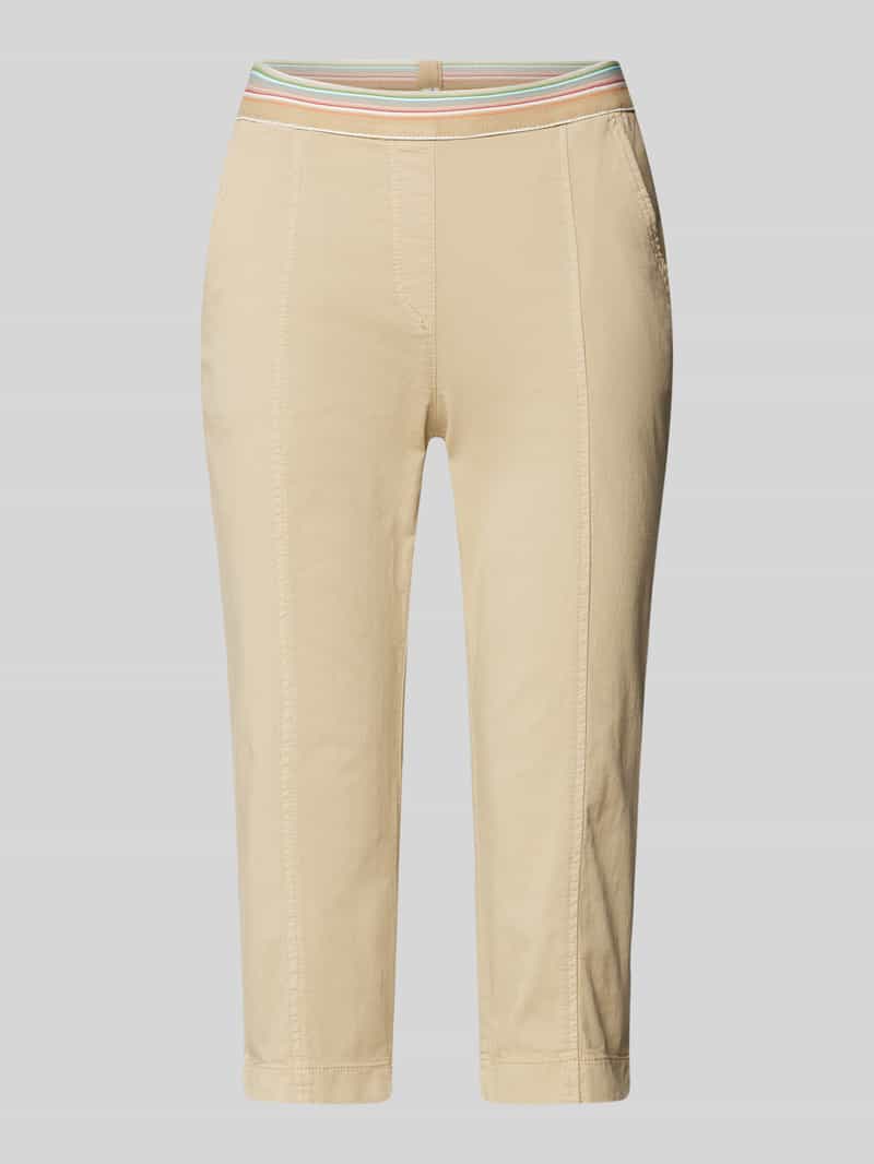 TONI Regular fit capribroek met elastische band model 'SUE'