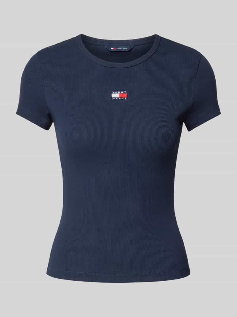 Tommy Jeans T-shirt met labelstitching