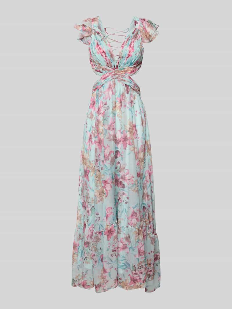 ADLYSH Avondjurk met plissévouwen