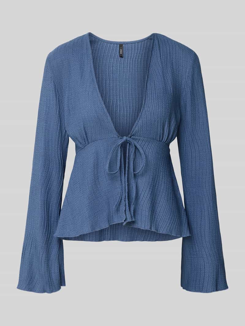Only Slim fit cardigan van elastische crêpe model 'CAMILLE'