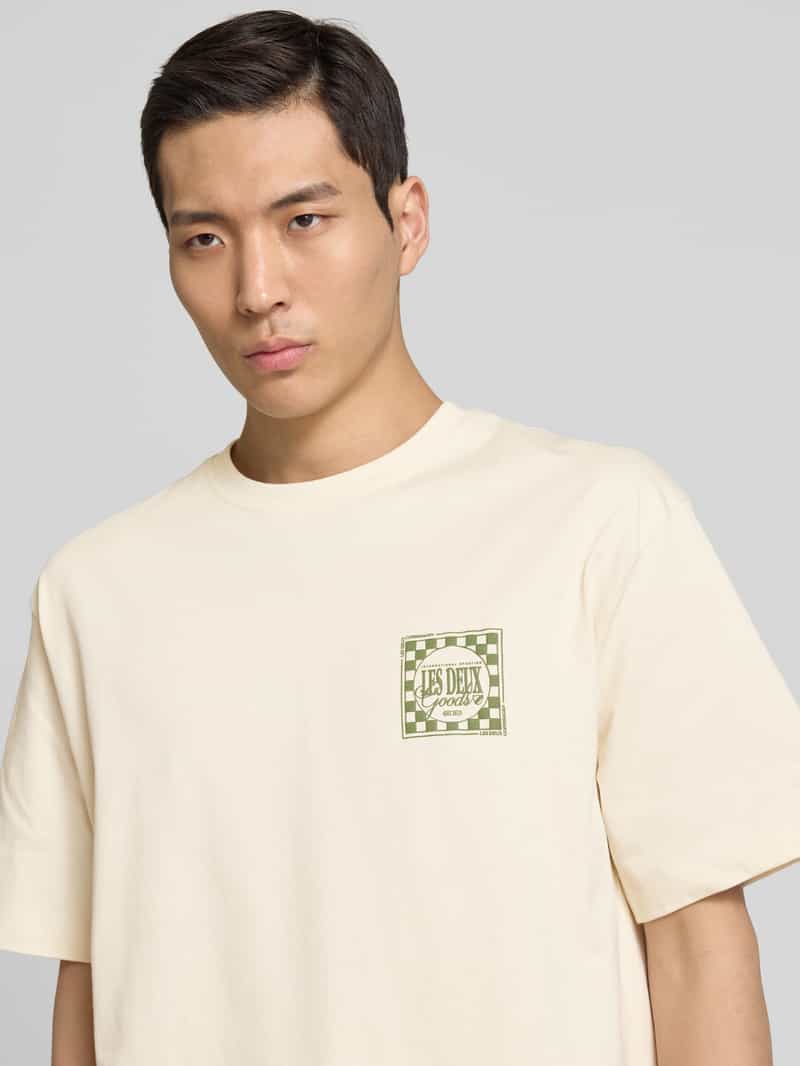 Les Deux T-shirt met labelprint model 'Goods'