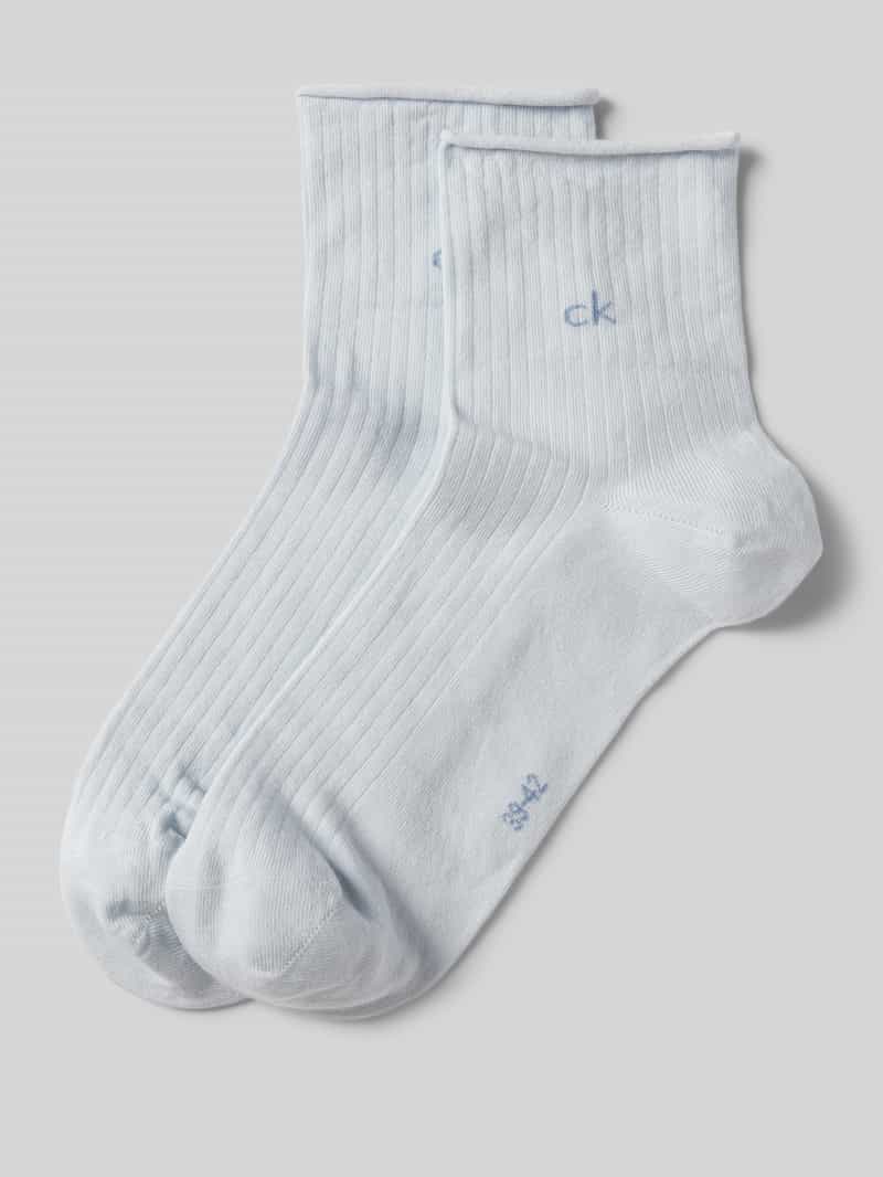 CK Calvin Klein Sokken met labeldetail in een set van 2 paar