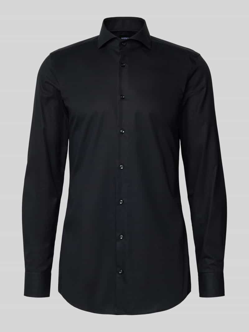 Boss Slim fit zakelijk overhemd met extra lange mouwen model 'HANK'