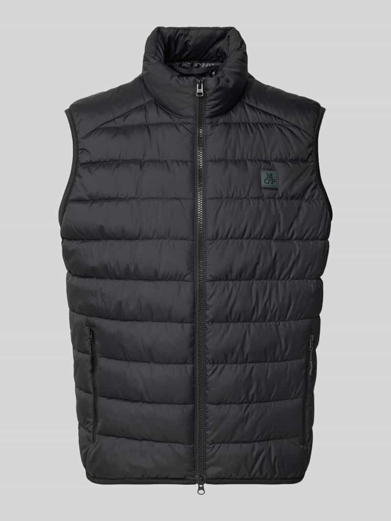 Bodywarmer met opstaande kraag
