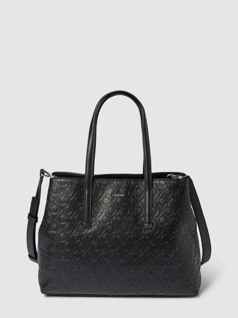 CK Calvin Klein Tote bag in all-over reliëflogo