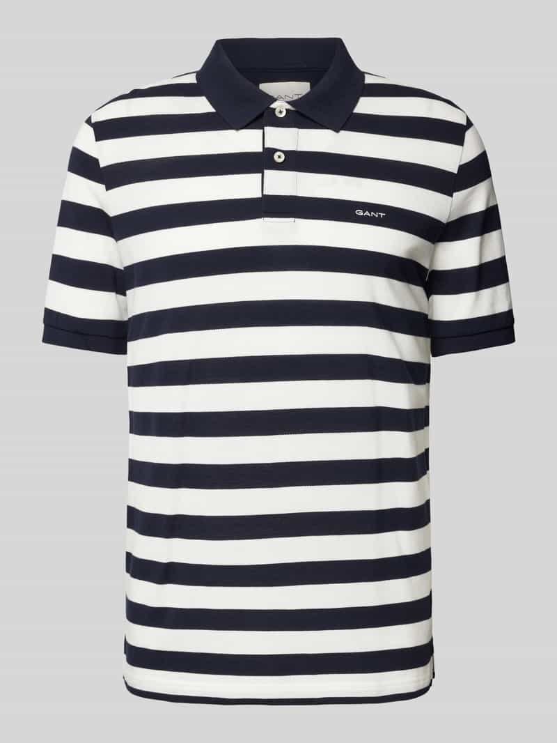 Gant Poloshirt met labelstitching model 'STRIPE'