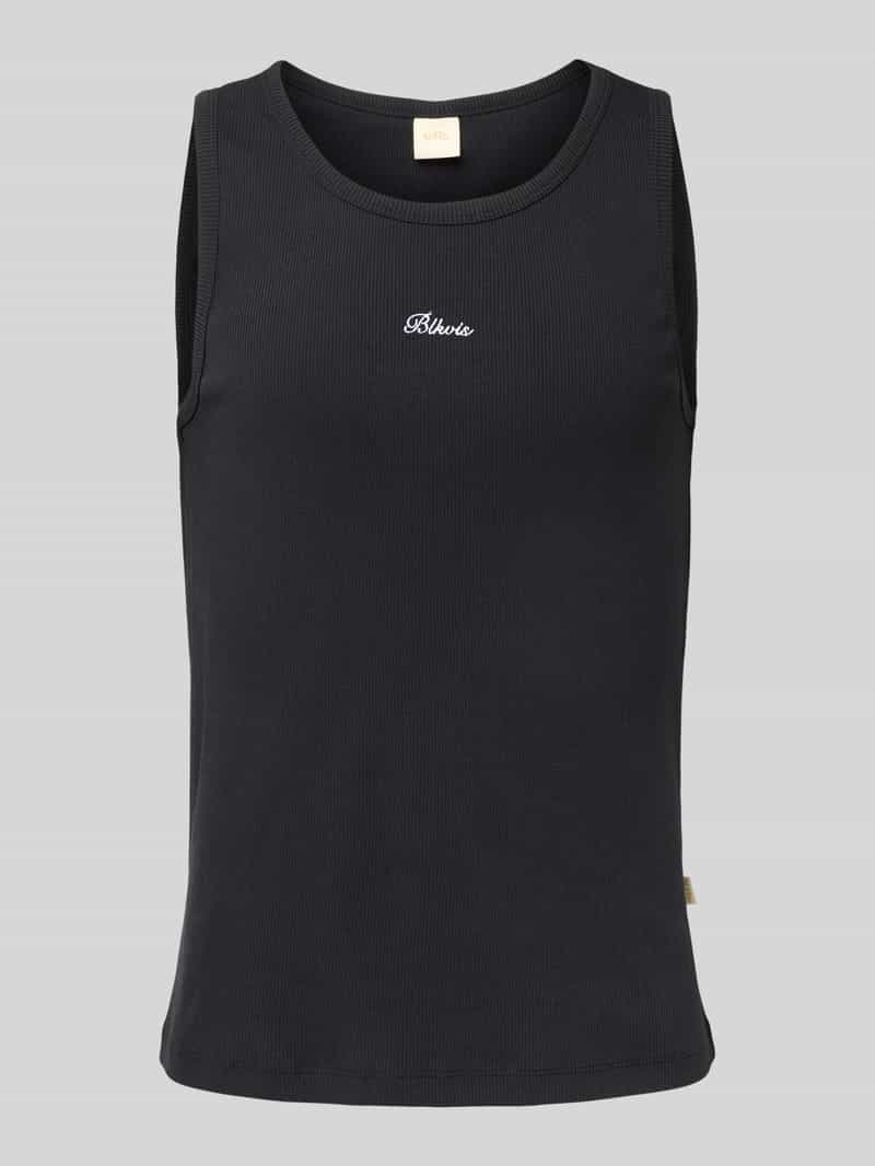 BLKVIS Tanktop met labelstitching model 'SCRIPT'