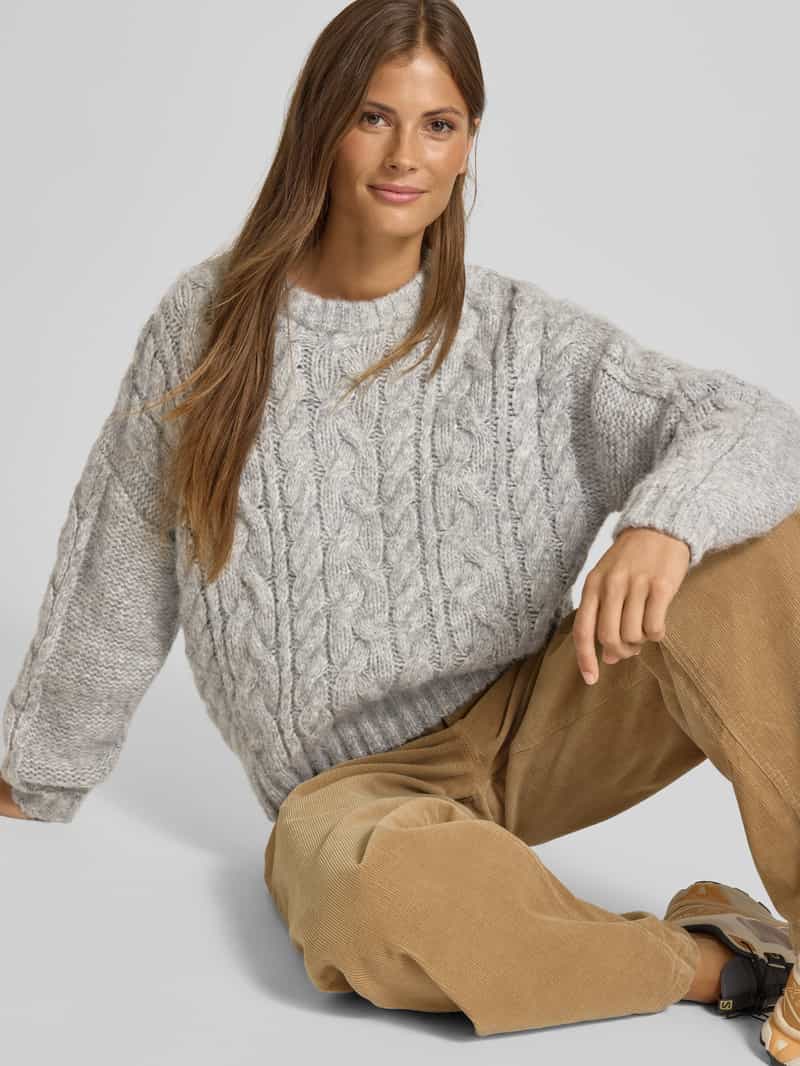 Christian Berg Woman Gebreide pullover met ronde hals
