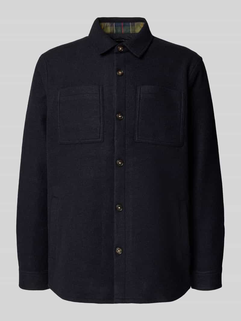 Barbour Regular fit overhemdjack met wol model 'MARLOW'