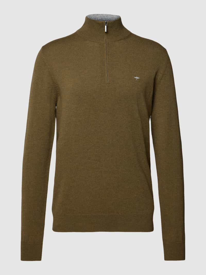 FYNCH-HATTON Gebreide pullover met opstaande kraag