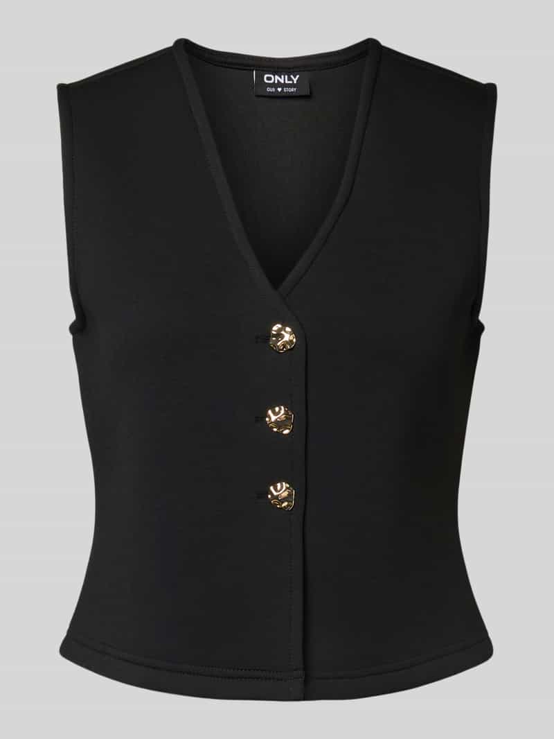 Only Regular fit gilet met viscose model 'NAOMI'