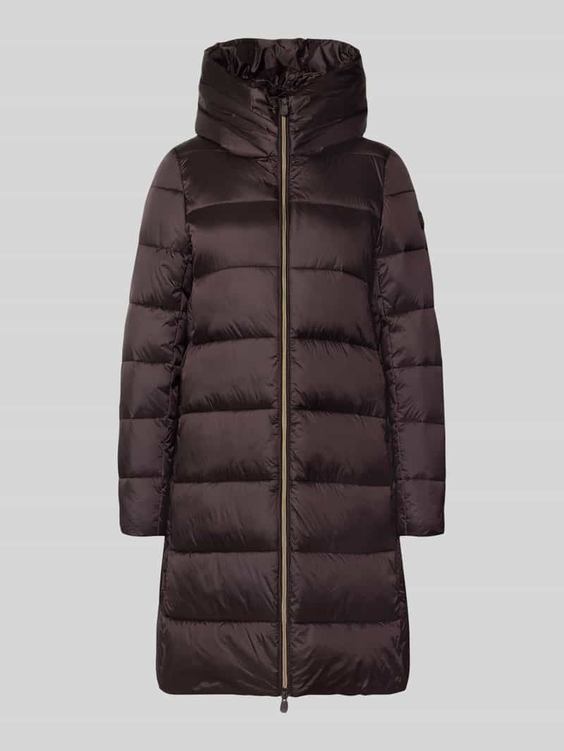 SAVE THE DUCK Lysa Jassen Dames - Winterjas - Bruin - Maat XL