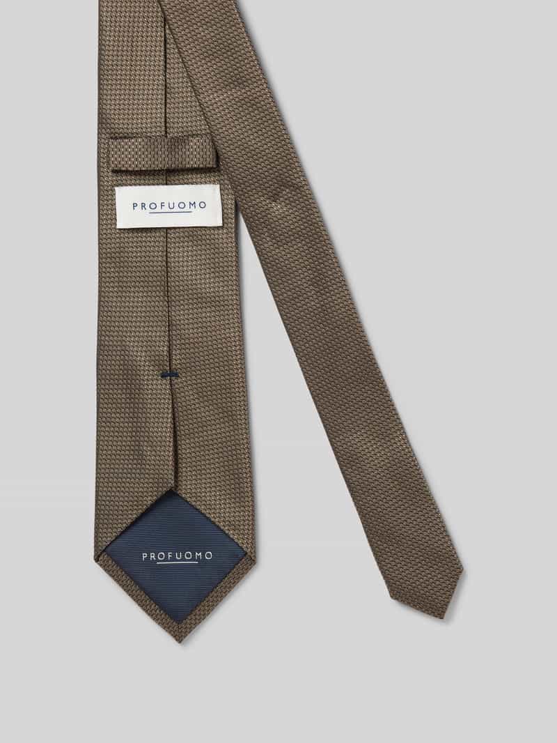 Profuomo Stropdas met labeldetail
