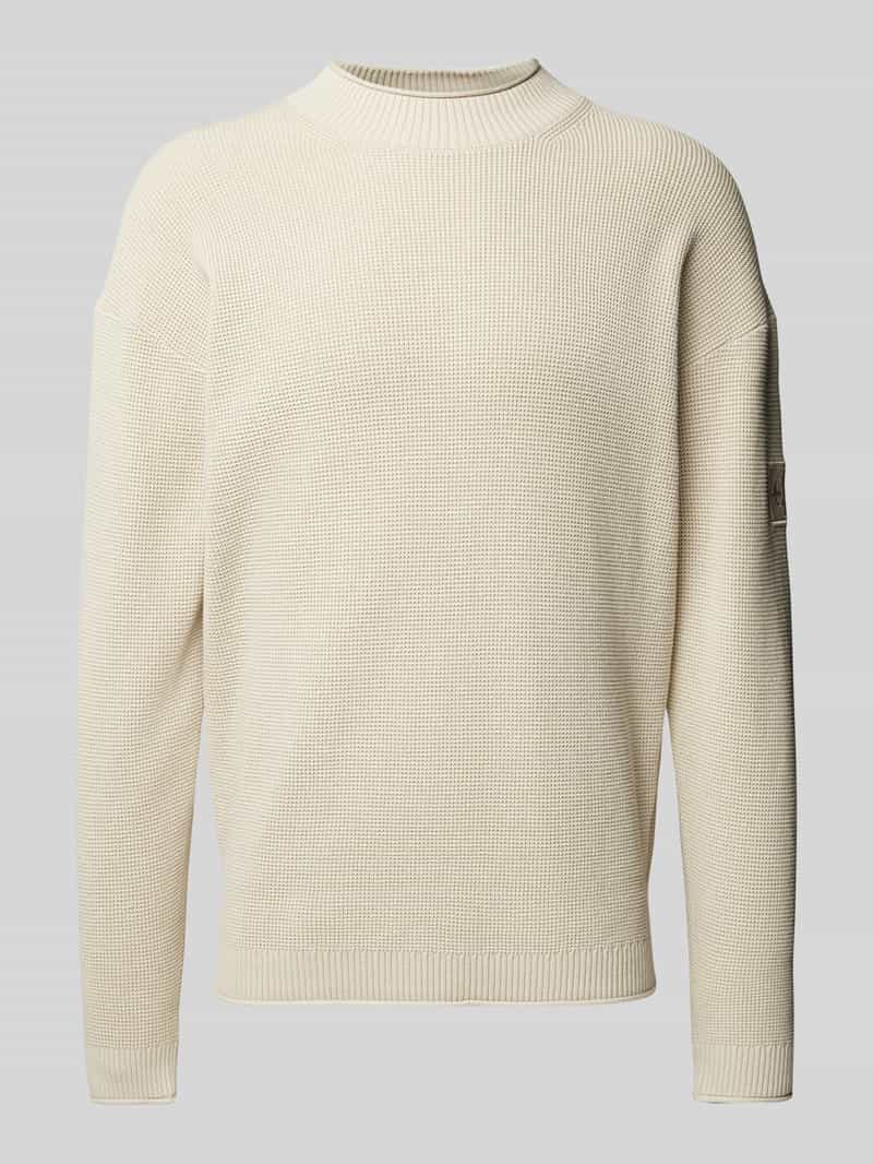 Sweatshirt met labelpatch