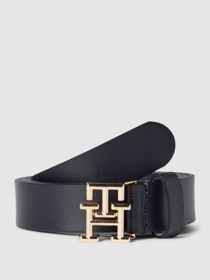 Tommy Hilfiger Leren riem TH LOGO 2.5 met monogram gesp