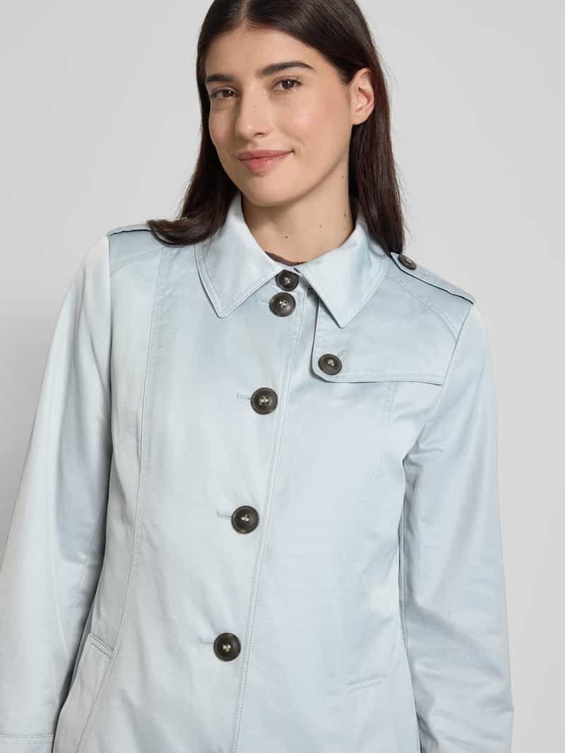Fuchs Schmitt Trenchcoat met strookzakken