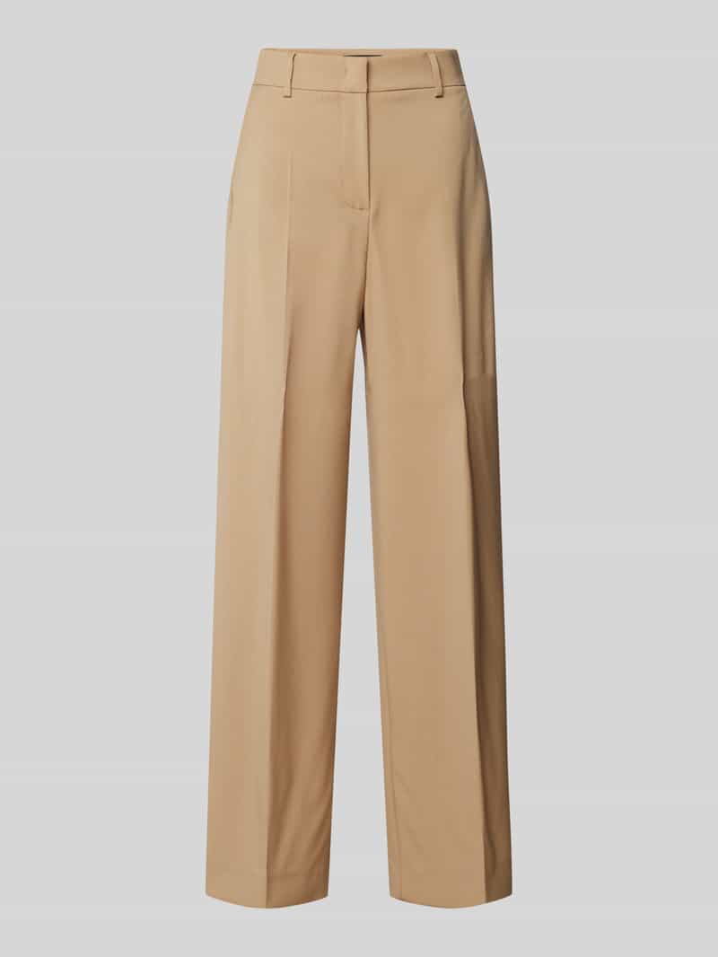 Weekend Max Mara Flared wollen broek met persplooien, model 'VISIVO'