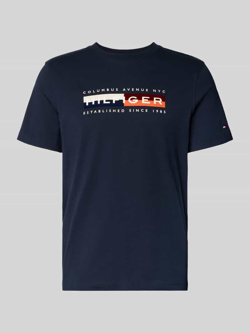 Tommy Hilfiger Regular fit T-shirt van puur katoen