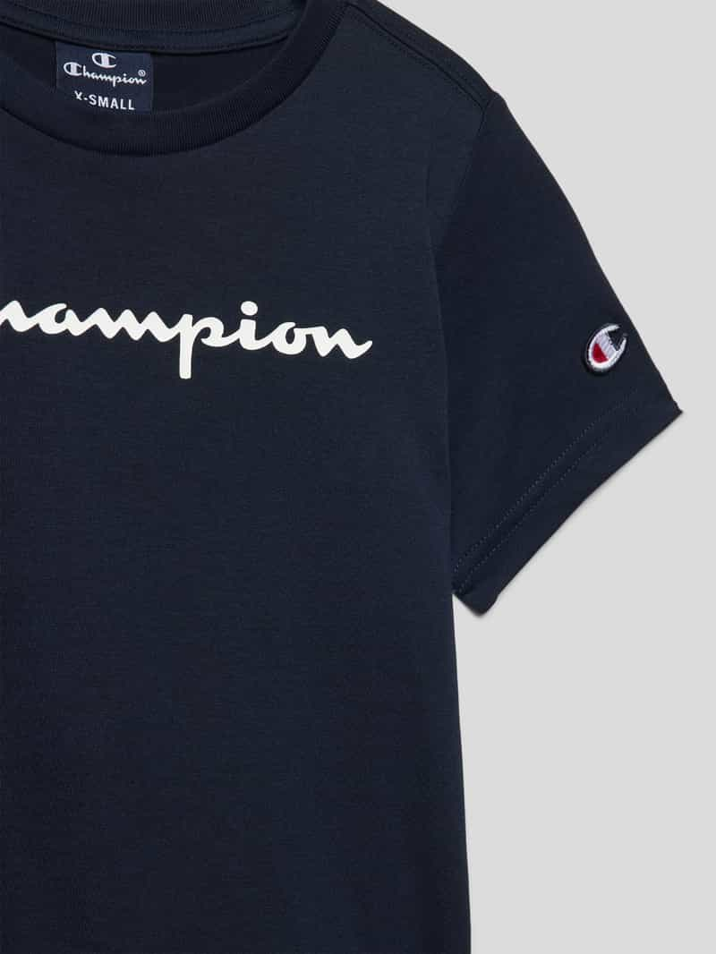 Champion T-shirt met labelprint