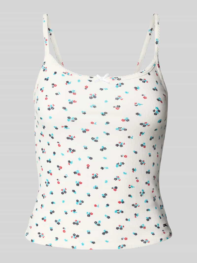 Tommy Jeans Slim fit top met bandjes van katoenmix