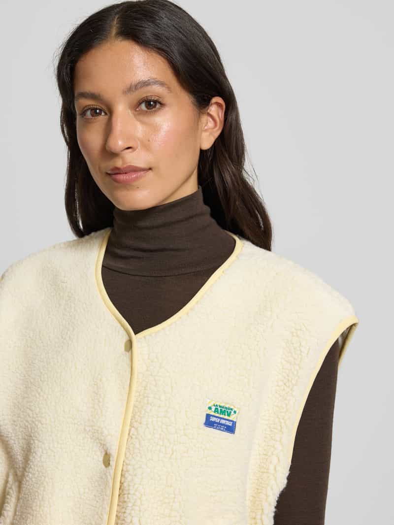 American vintage Regular fit gilet met logopatch model 'Hoktown'