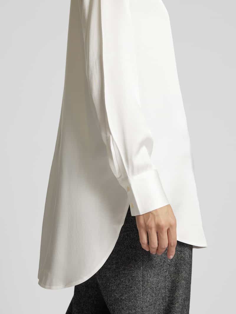 Emily Van den Bergh Regular fit overhemdblouse met manchetten