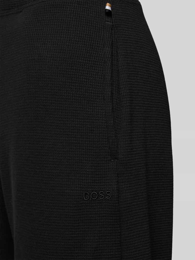 Boss Comfort fit pyjamabroek van katoenmix