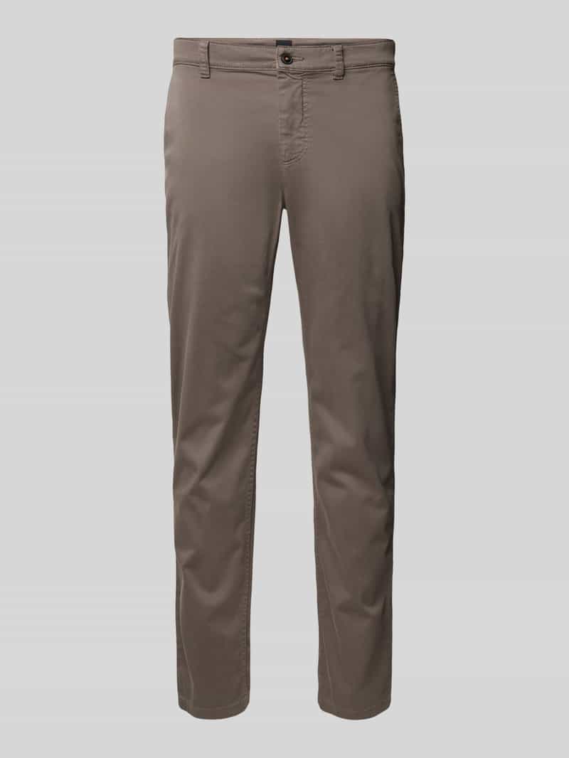 Boss Orange Chino tapered met boss-logo aan de achterkant