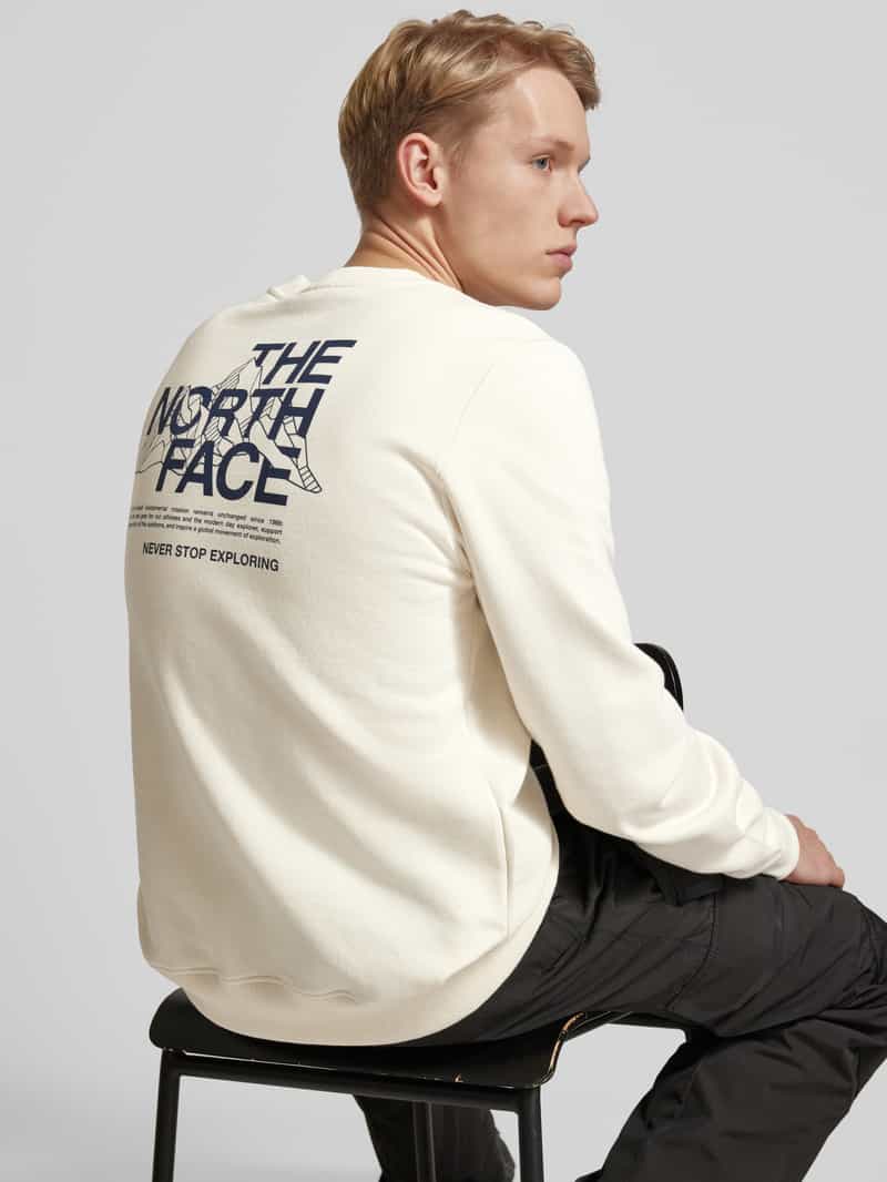 The North Face Sweatshirt met labelprint