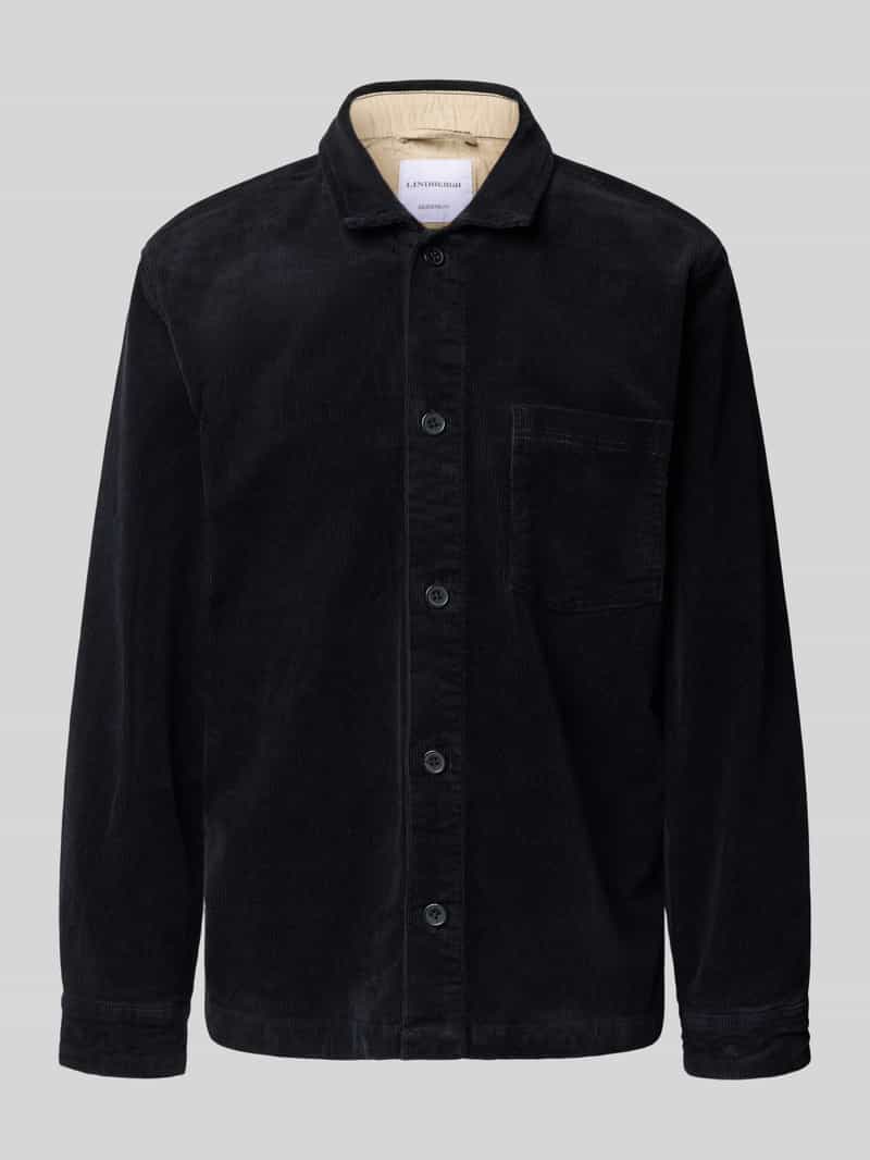 lindbergh Modern fit overhemdjack met borstzak model 'Superflex'