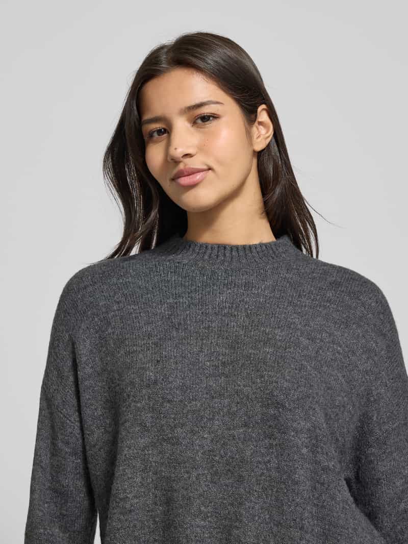 Vero Moda Oversized gebreide pullover met ronde hals model 'LEFILE'