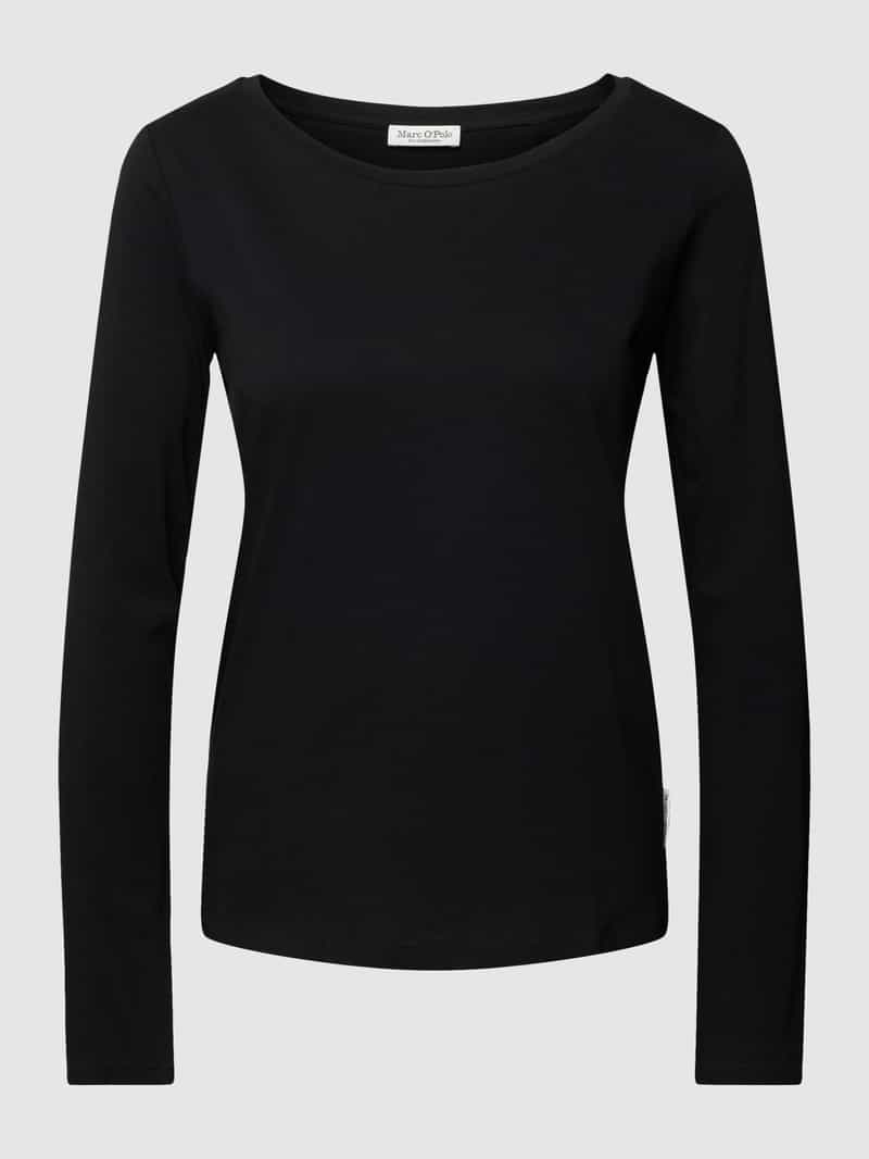 Marc O'Polo Shirt met lange mouwen van katoen met logodetail