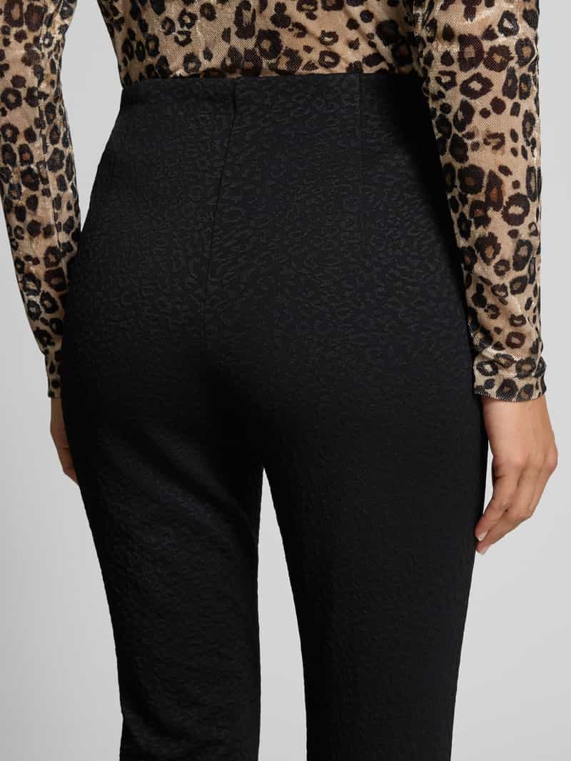 Marc Cain Stoffen broek met labeldetail