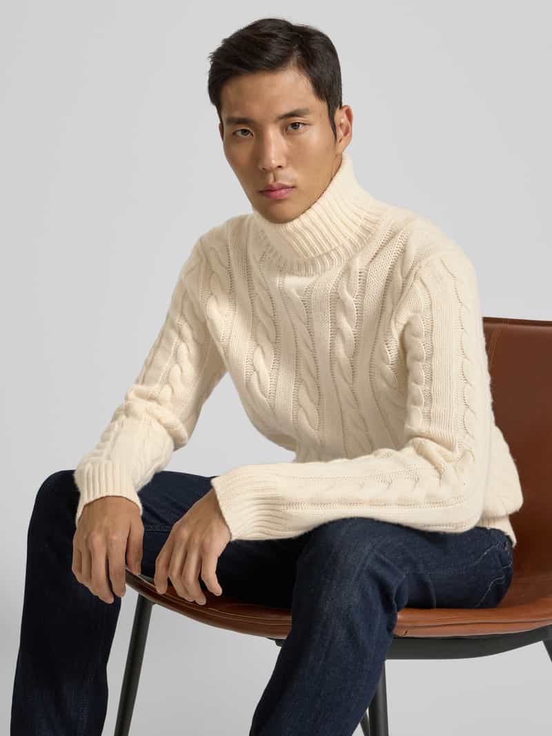 Polo Ralph Lauren Loose fit gebreide pullover van een mix van wol en kasjmier