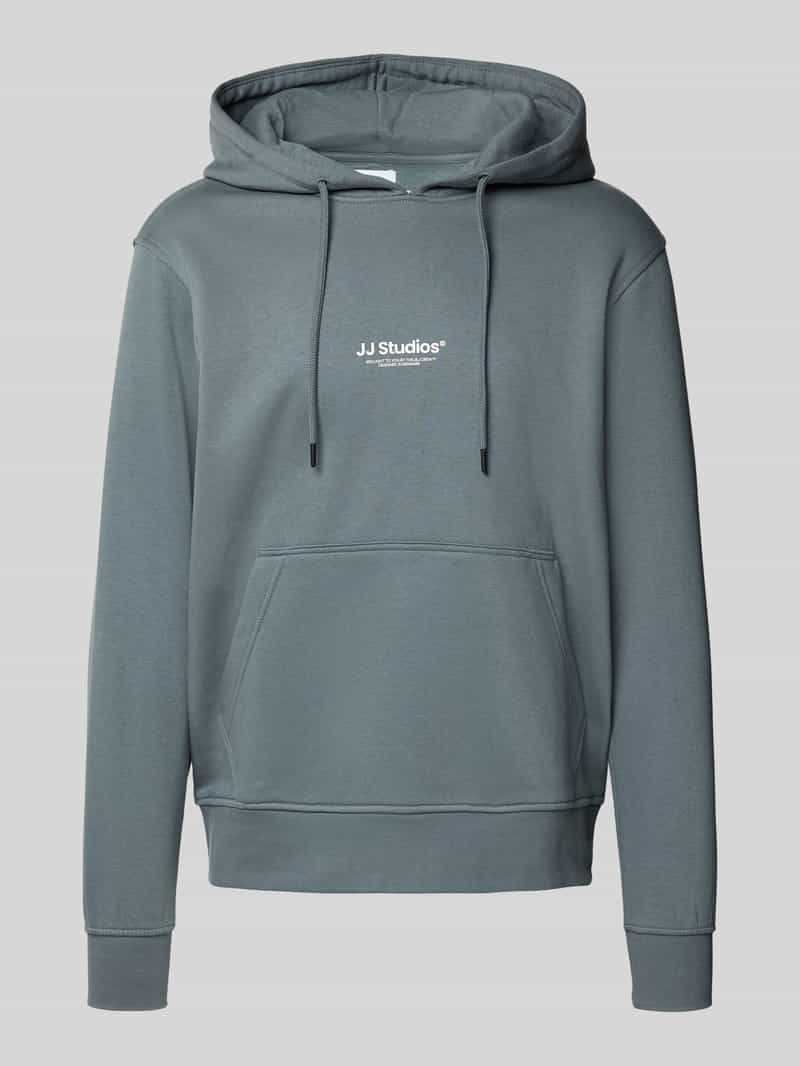 jack & jones Hoodie met labelprint model 'SOHO'