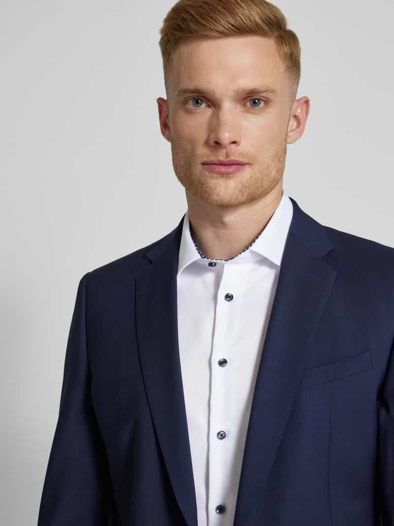 seidensticker Slim fit zakelijk overhemd van twill