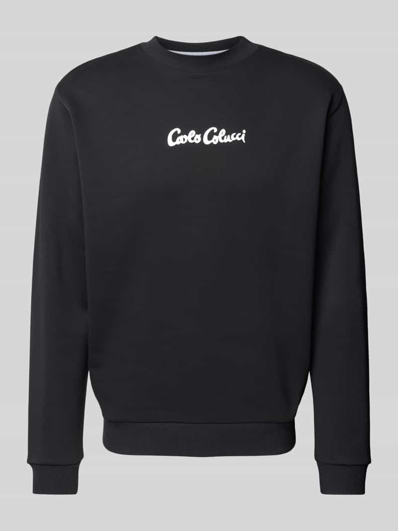 carlo colucci Sweatshirt met labelprint