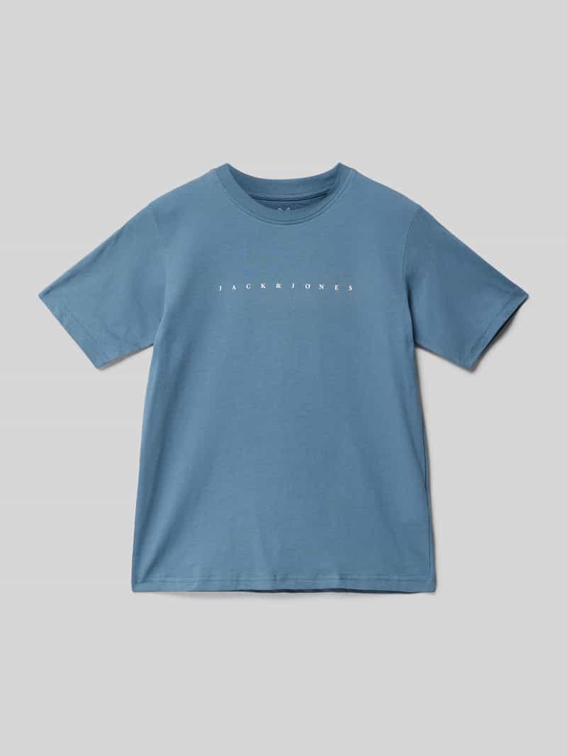 jack & jones T-shirt met labelprint model 'STAR'
