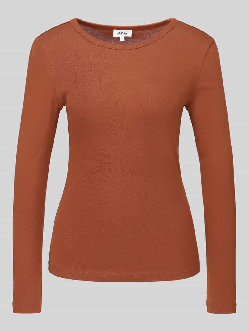 s.Oliver - female - T-shirt met lange mouwen in slim fit
