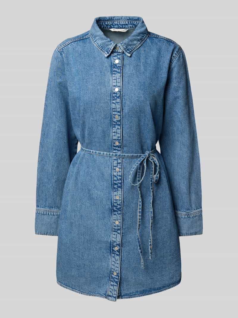Tom Tailor Denim Relaxed fit jeansjurk van puur katoen