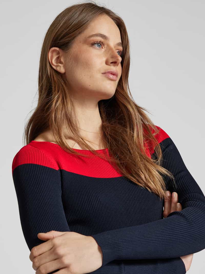 Lauren Ralph Lauren Knielange jurk met boothals model 'PATNEY'
