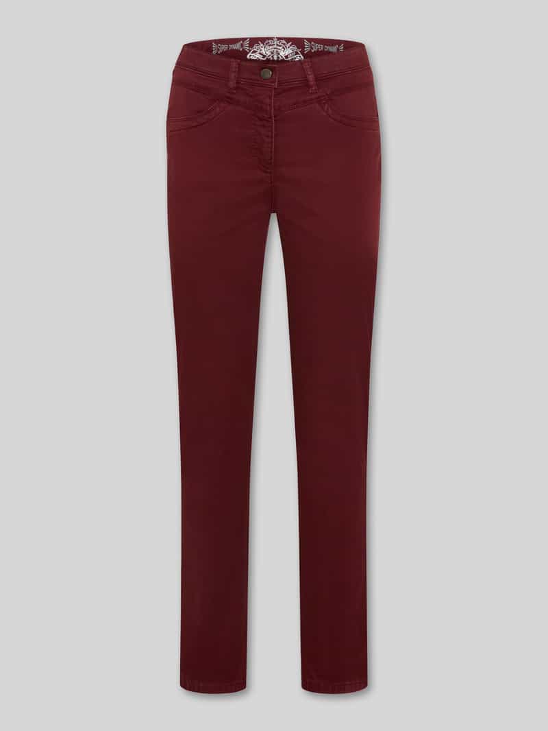 Raphaela By Brax Mid waist broek met omslagafwerking model 'Laura New'