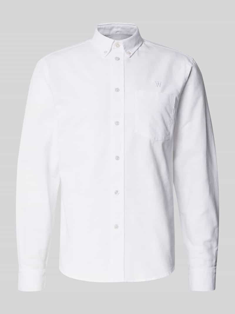 Wood Regular fit vrijetijdsoverhemd met button-downkraag model 'Adam'