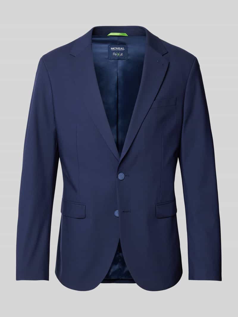 MCNEAL Slim fit 2-knoops colbert met klepzakken