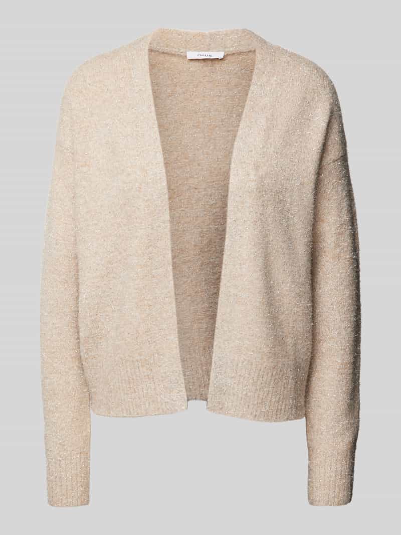 Opus Cardigan van pure hertennubuck model 'Dametta'