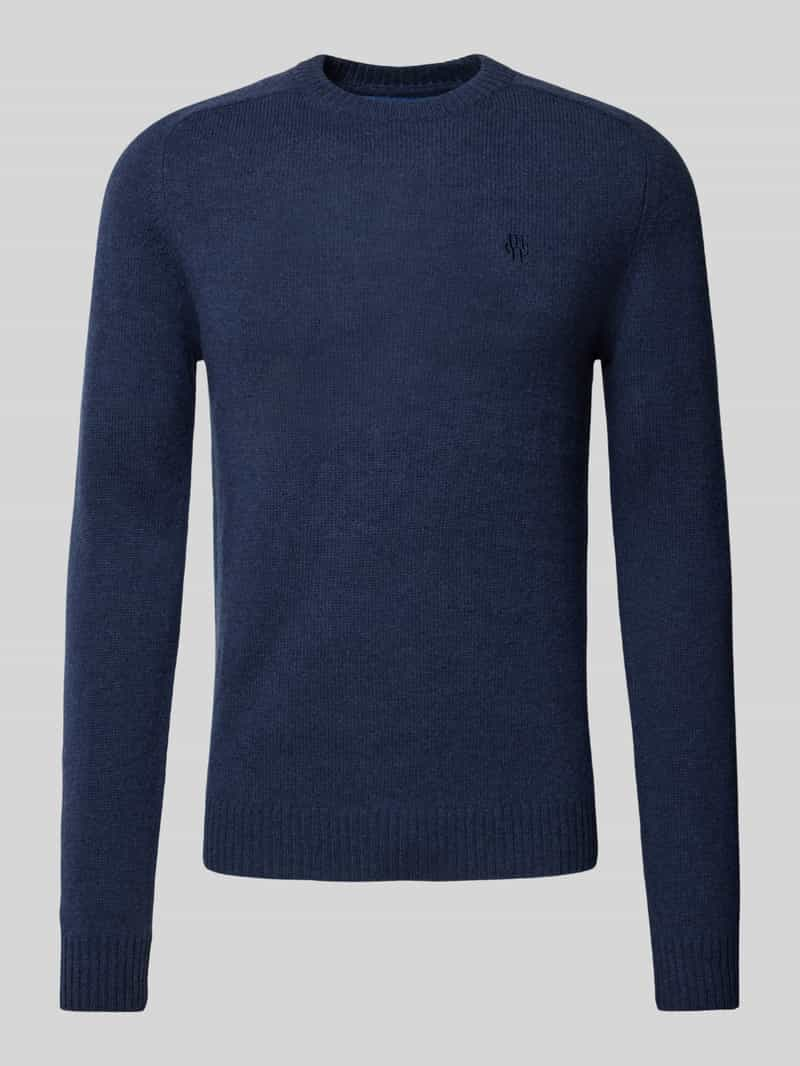 MCNEAL Wollen pullover met labelstitching