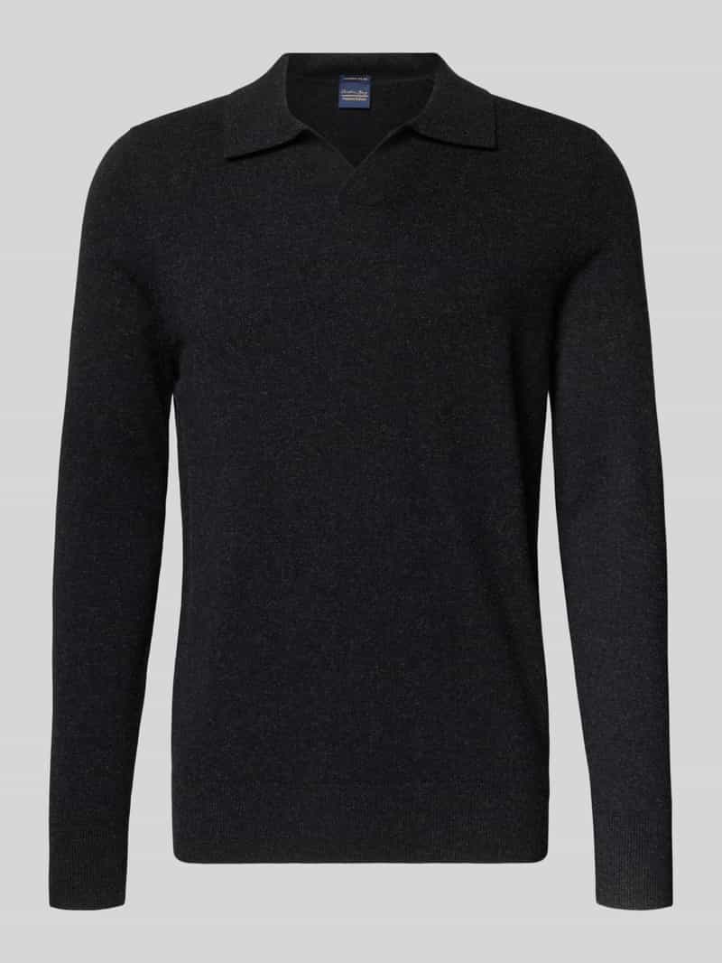 Christian Berg Men Gebreide pullover van mix van wol en kasjmier