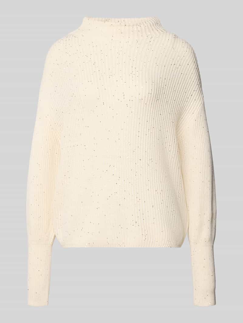 Zero Gebreide pullover met opstaande kraag