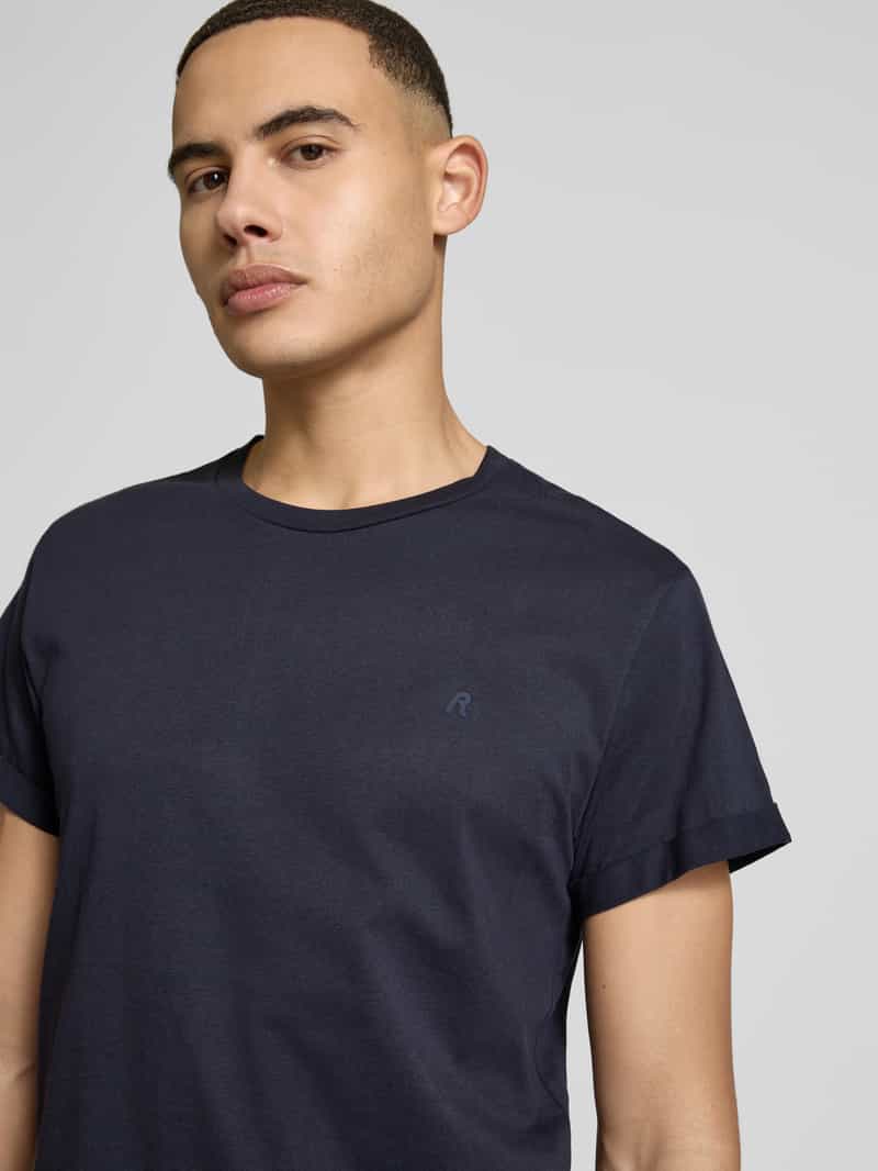 Replay T-shirt met labelstitching
