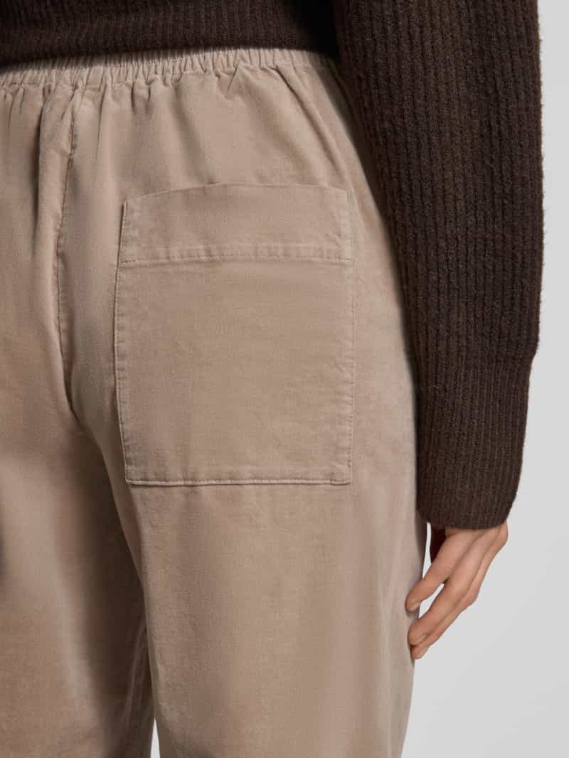 Marc O'Polo Wide leg broek van katoenmix